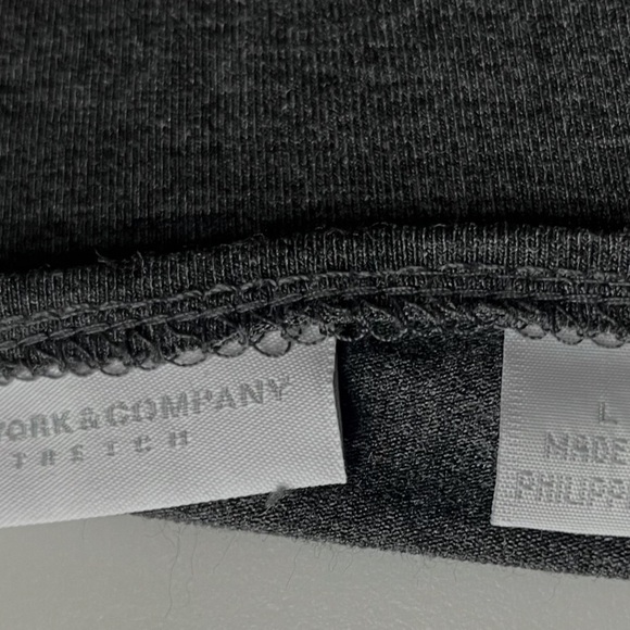 NY&C “Stretch” Elegant Gray Knot Dress - Picture 6 of 7